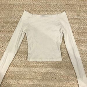 White Off-Shoulder Top